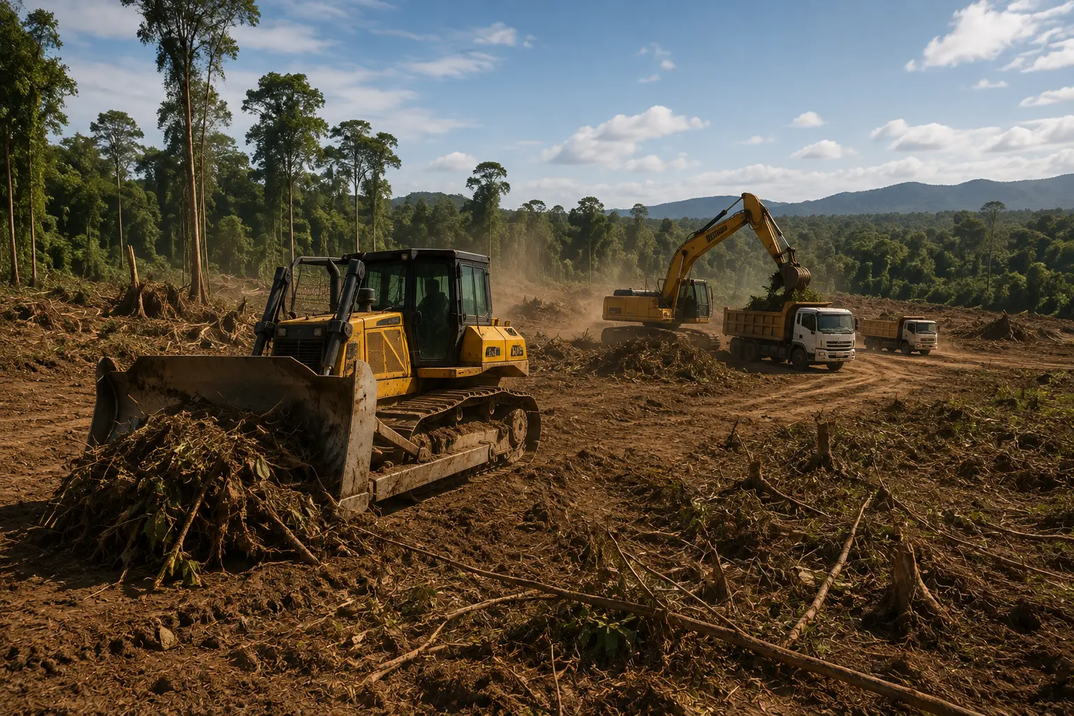 Jasa Pemborongan Land Clearing